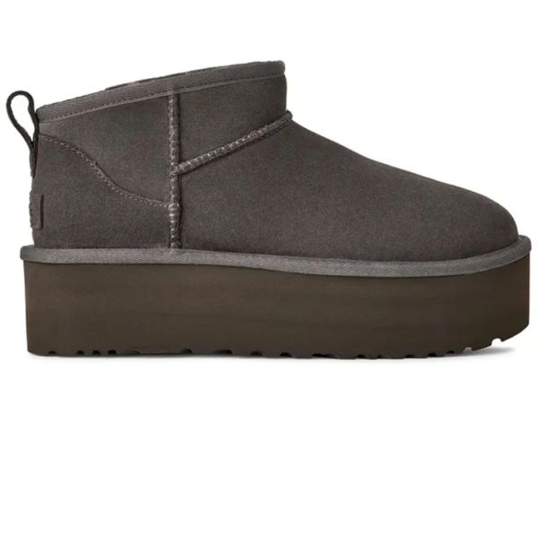 UGG Classic Ultra Mini Platform Boot Charcoal 1